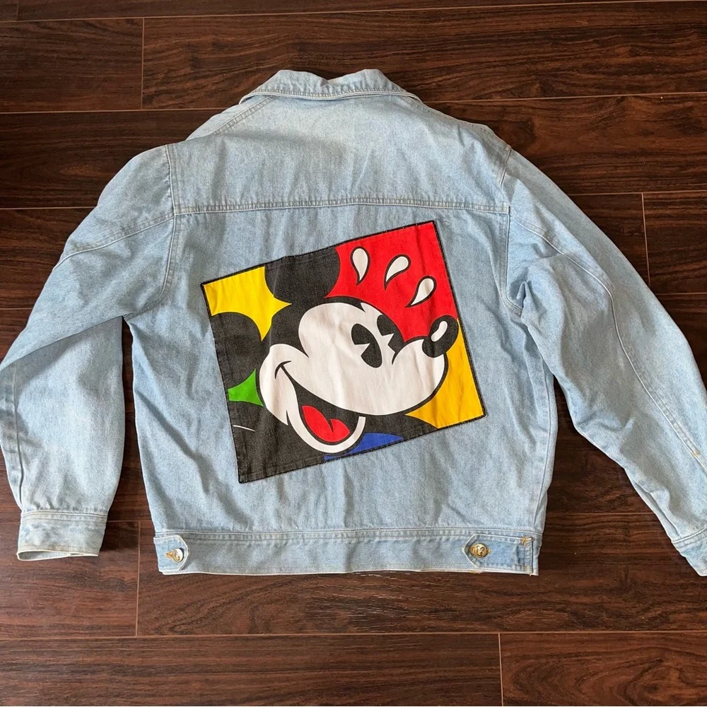 Vintage *RARE* Mickey & Co. Denim Jacket - Picture 4 of 5